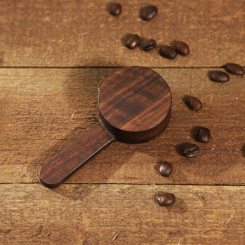 Wood Scoop for Canister - Measuring Spoon for Coffee Beans, Ground Coffee, Protein Powder, Spices, Tea and Bath Salt Scoop (Long)...