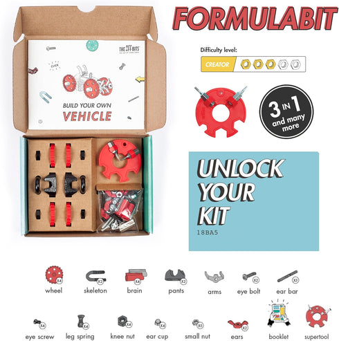 Vehicle Stem Building Toys, Educational Build Your Own Robot Toy for Kids Age 6 7 8 9+ Year Old Boys and Girls, Stem Toys Engineering Kit, Constru...