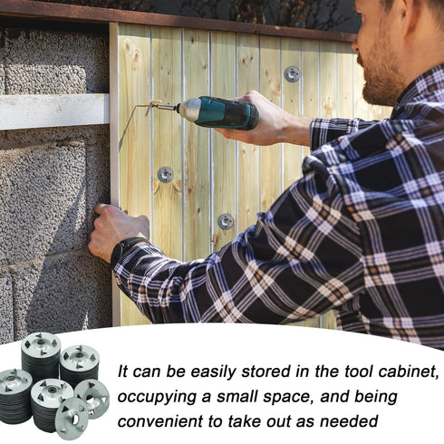 300 Pcs Foam Board Fasteners Washers for Installation of Foam Board Panels 1-1/8 Inch Metal Washers for Insulation Board Foam Board Insulation Har...