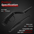Replacement for Genuine GMC Acadia, Saturn Outlook 2007-2012, Rear Windshield Wiper Arm Blade Set - OTUAYAUTO Factory OEM Style 15276248...