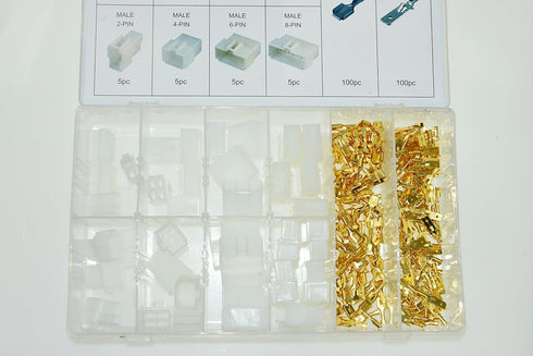 Swordfish 70300-240pc Terminal & Wire Harness Insulation Plug Connector Assortment...