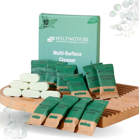 Multipurpose Cleaner All Purpose 10 Pack Refill Concentrate Tablets Cleaning Supplies Multi Surface Cleaning, Clean Housekeeping Eco Friendly Prod...