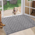 REFETONE Indoor Door Mat, 16x24, Non-Slip Absorbent Resist Dirt Door Rug, Machine Washable Low-Profile Inside Floor Mat Doormats for Entryway, Gre...