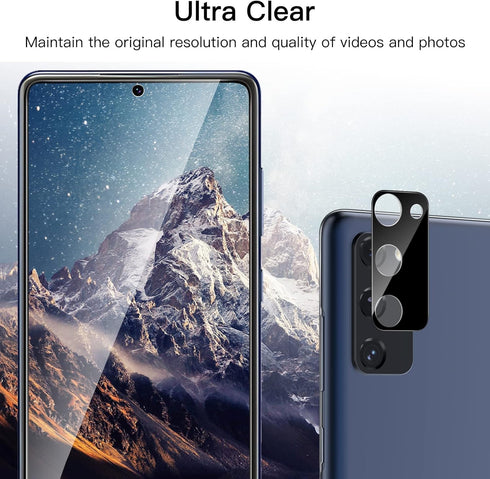 JETech Screen Protector for Samsung Galaxy S20 FE 6.5-Inch with Camera Lens Protector, Tempered Glass Film, Fingerprint ID Compatible, HD Clear, 2...