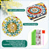 Patelai 4 Pcs Diamond Mandala Flower Notebook Kits 3 x 5 In DIY Mandala Cover Notebook Crystal Mandala Journal Notebook Sketchbook Notepad for Men...