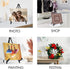 ARTIFY 14'' Tabletop Instant Display Easel, Black Steel Table Top Easels for Display, Tripod for Canvas, Paintings, Signs, Posters...