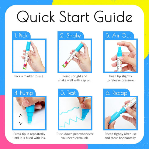 White Chalk Markers Fine Tip (5 Pack 3mm) - Chalkboard Markers, Liquid Chalk Marker Erasable - Thin Chalk Pens For Chalk Board, Blackboard, Glass,...