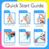 White Chalk Markers Fine Tip (5 Pack 3mm) - Chalkboard Markers, Liquid Chalk Marker Erasable - Thin Chalk Pens For Chalk Board, Blackboard, Glass,...