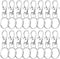 Audab 50 Sets Keychain Rings for Crafts, Assembled Key Chains Hardware for Key Chains, Crafts and Lanyards...