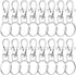 Audab 50 Sets Keychain Rings for Crafts, Assembled Key Chains Hardware for Key Chains, Crafts and Lanyards...
