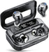 Ear Buds Wireless Bluetooth Earbuds Bluetooth 5.3 Headphones with 4 ENC Noise Cancelling Mic Powerful Bass In-Ear Earbuds with LED Display 128H IP...