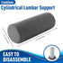 Lumbar Roll Support Pillow for Office Chair, Car, Gaming Chair, Memory Foam Back Cushion with Washable Cover for Relieving Back Pain & Improving P...