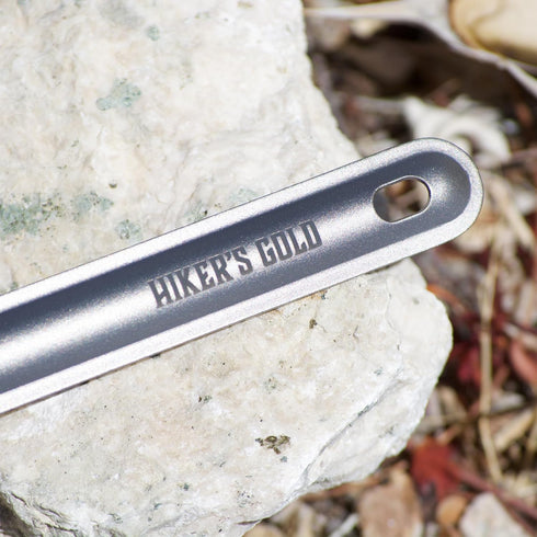 Hiker's Gold Ultralight Titanium Spork for Hiking, Backpacking, Camping...
