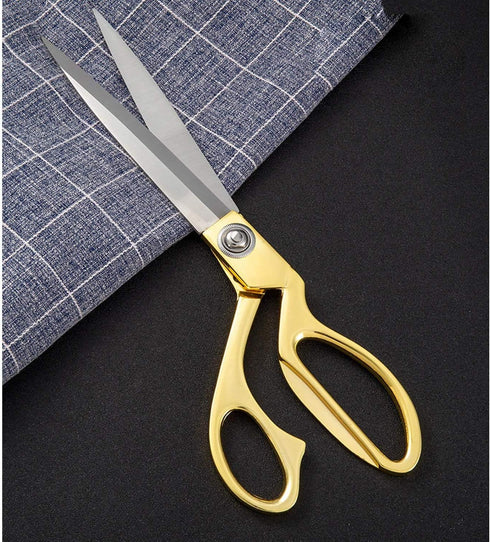 8.5 '' Gold Stainless Steel Sharp Tailor Scissors Professional Household Scissors Craft Scissors Fabric Scissors Heavy Duty Cutting Sewing, Crafts...