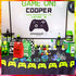 110 Pcs Video Game Party Favors, Gamer party Favors - 12 sets of Gaming Birthday Goodie Bags Included Gift Bags, Game Keychain, Slap Bracelet, Sti...