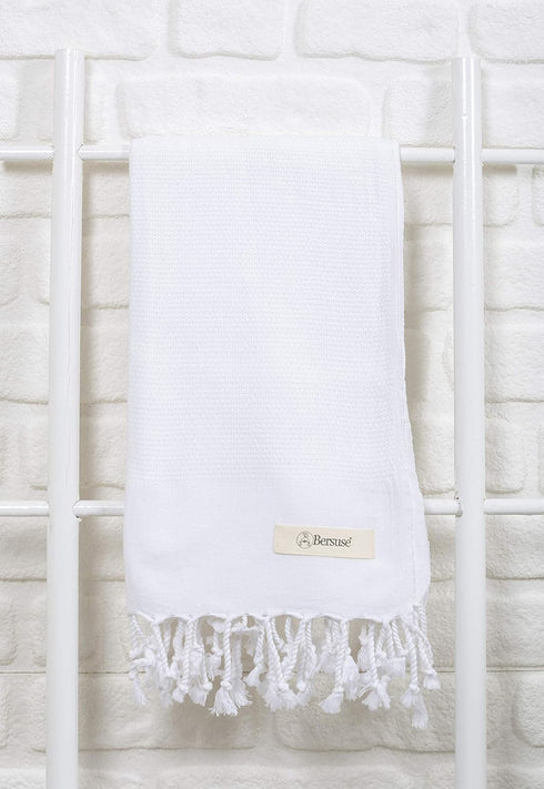 Bersuse 100% Cotton Ventura Premium Turkish Towel Beach Towel Bath Towel - Soft, Absorbent, Quick-Dry Peshtemal for Bath & Beach Towels- 37x70 Inc...