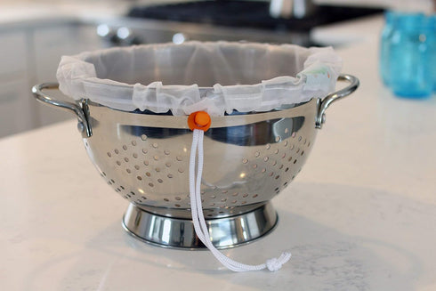 Greek Yogurt Strainer Pouch, Ultra-Fine 100 Micron Nylon (16"X9")...