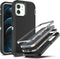 YmhxcY for iPhone 12 Case & iPhone 12 Pro Phone Case Shockproof Dropproof Dust-Proof Drop Proof 3-Layer Durable Phone Case Heavy Duty Protection P...