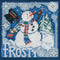 Mill Hill Buttons & Beads Counted Cross Stitch Kit 5"X5", Frosty Snowman Winter (14 Count)...