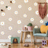 A Room with Flower Vinyl Daisy Wall Decals, Peel and Stick Floral Stickers for Nursery, Kids Bedroom Livingroom Home Wall Art Decor-White...