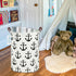 LANGYASHAN Laundry Basket Canvas Fabric Collapsible Organizer Basket for Storage Bin Toy Bins Gift Baskets Bedroom Clothes Children Nursery Hamper...