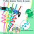 15 Video Game Party Favors Game Controller Drinking Straws, LIYDE Party Supplies Party 5 Styles Gamer Birthday Party Supplies Game On Party Suppli...