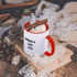 3dRose "Break A Leg Xoxo Theater, Actor, Show Business Good Luck Message Note" Two Tone Red Mug, 11 oz, Red...