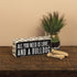 Primitives by Kathy Box Sign, 2.5-Inch by 6-Inch, Bulldog...