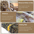 Reptile Rock Tank Background Board Bearded Dragon 3D Aquarium Backgrounds Terrarium Habitat Stereo Backdrop Wall Decor for Gecko Lizard Chameleon ...