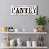 Pantry Sign Wall Decor Farmhouse Pantry Sign Wooden Rustic Retro Hanging Wooden Art Printed Decor for Home Room Holiday Decoration, 16 x 6 Inches(...