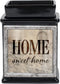 Elanze Designs Home Sweet Home Ceramic Glossy Black Interchangeable Photo Frame Candle Wax Oil Warmer...