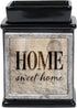 Elanze Designs Home Sweet Home Ceramic Glossy Black Interchangeable Photo Frame Candle Wax Oil Warmer...
