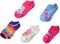 Jojo Siwa Girls' Baby 5 Pack No Show Socks, Assorted Rainbow, 6-8.5...