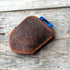 JJNUSA Genuine Leather Minimalist Wallet for Men Slim EDC Wallets with EDC Pocket Wallet, Cash Organizer, Card Holder Flower Brown...