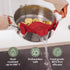 Kitchen Gizmo Snap N Strain Silicone Pot Strainer - Adjustable Clip-On Pasta Strainer for Pots, Pans, and Bowls - Large Red Kitchen Colander...