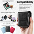for Samsung Galaxy Z Flip 5/4/3 Phone Pouch Holster Belt Case, Leather Pouch with Belt Clip for Phone Holster Case for Motorola Razr Plus, Moto Ra...