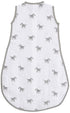 Amazing Baby Cotton Muslin Sleeping Sack, For Baby Boy or Girl, Wearable Blanket with 2-way Zipper, Zebras, Black, Medium (6-12 Month)...