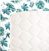 NoJo Super Soft Green & White Palm Leaf Nursery Mini Crib Fitted Sheet, Green, White...