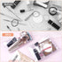 3 Pack Transparent Cosmetic Bags, Different Size Portable Waterproof PVC Makeup Cases Organizers Pouch Carrying Accessories for Lipstick Facial Cl...