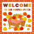 79Pcs Fall Bulletin Board Decoration Set Pumpkin Basket Cut-Outs Welcome to Our Patch Honeycomb Balls Border Trims for Autumn Thanksgiving Party D...