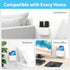 TotalMount Hole-Free Remote Holder – Eliminates Need to Drill Holes in Your Wall (for 2 or 3 Remote Controls – White – Quantity 1)...