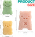 Baby Konjac Bath Sponge – 3 Piece: Frog, Pig, Bear – Baby and Toddler Bath Sponge, All Natural Ingredients, Baby Bath Time Must Have...