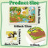 Wooden Puzzles for Toddlers Kids - 4 Packs 24PCS Animal Themed Wood Puzzle, Ocean Under The Sea Treasure Zoo Farm Preschool Educational Learning T...