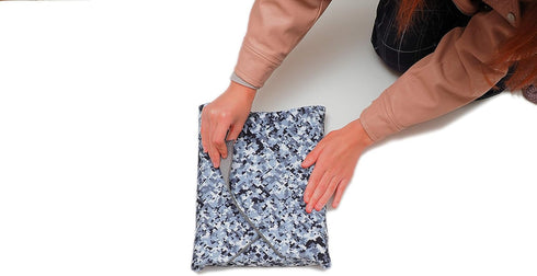 Easy Wrapper Black & White Camouflage M 13.7 x 13.7 in(350X350mm)...