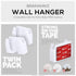 Wall Mount for HB50, (2 Pack), Adhesive Holder for Hello Baby Monitor Camera Installs in Minutes, No Mess Hanger Bracket by Brainwavz (White)...