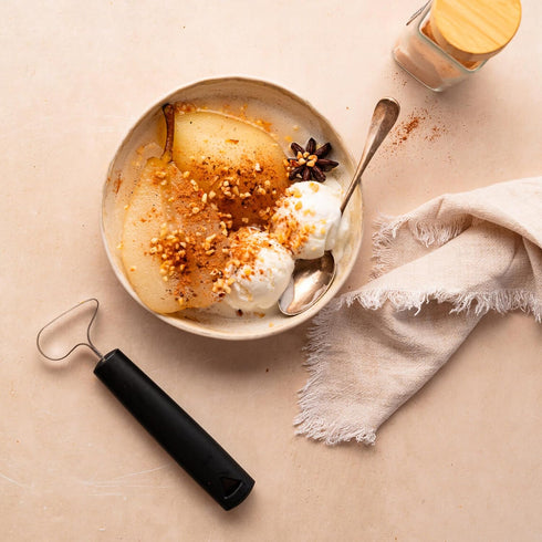 triangle Fruit and Vegetable Corer - Ultra-Sharp Stainless Steel with Two Cutting Widths - Removes Cores & Seeds - Dishwasher Safe...