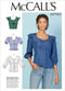 McCall Pattern Women's Gathered Cuff Blouse, Sizes 6-14 Sewing Pattern...