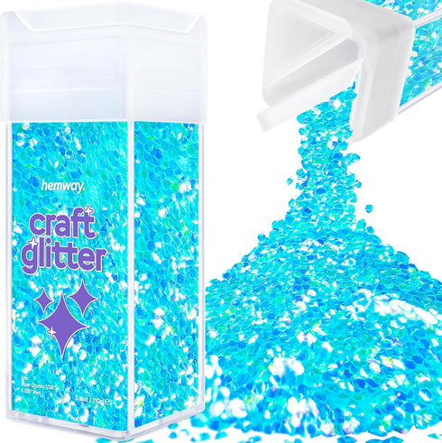 Hemway Craft Glitter Shaker 110g / 3.9oz Glitter for Arts, Crafts, Resin, Tumblers, Nails, Painting, Decoration, Festival, Cosmetic, Body - Super ...