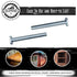 DCT Tee Bolt Set – 20 Pack 2-1/2in T Bolts for Woodworking, T Track Bolts Jig Bolts, 5/16in 18 Thread T Bolt...