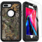 Compatible for iPhone 7 Plus 8 Plus Case with Screen Protector, Full Body Rugged Heavy Duty Camo Case for Men, Shockproof 3-Layer Defender Protect...